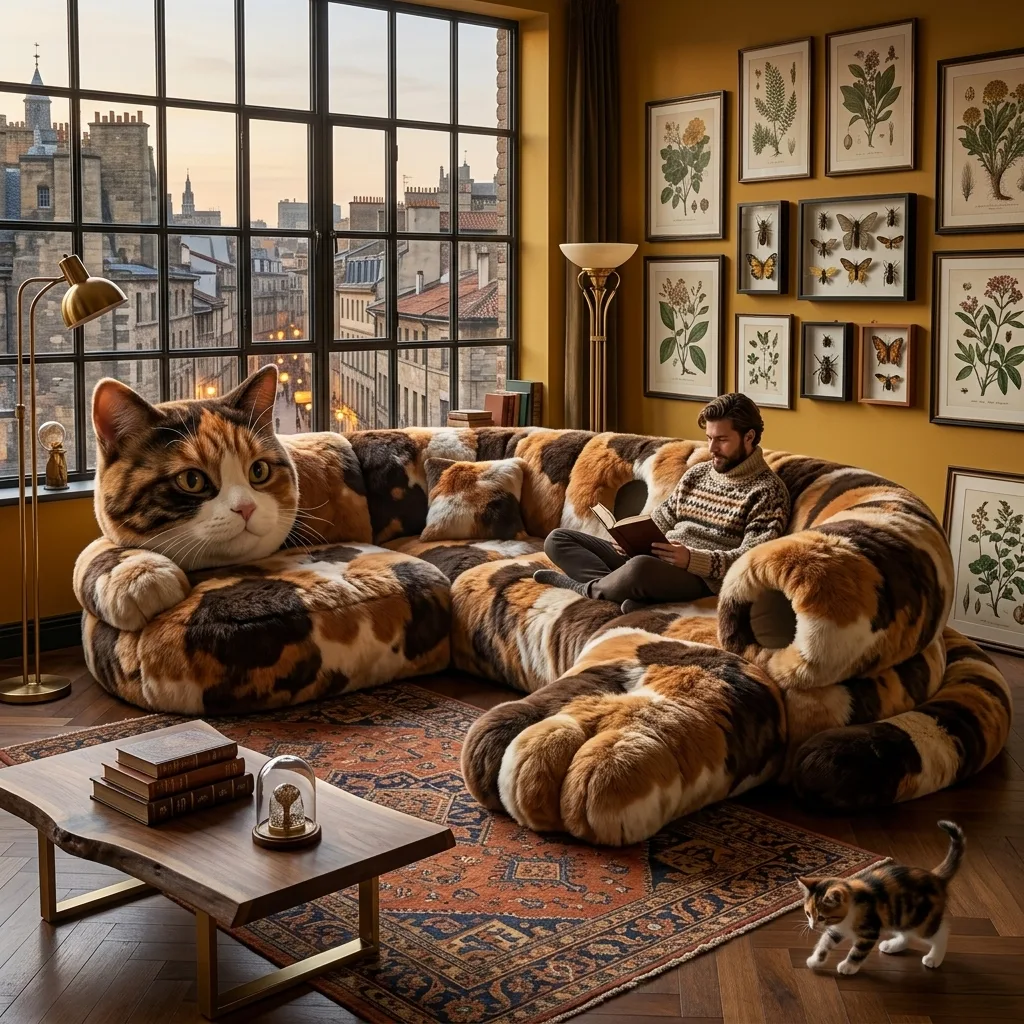 The Allure of a Giant Cat Sectional Sofa - More Than Just Furniture