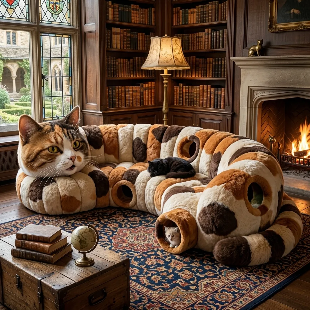 The Allure of a Giant Cat Sectional Sofa - More Than Just Furniture