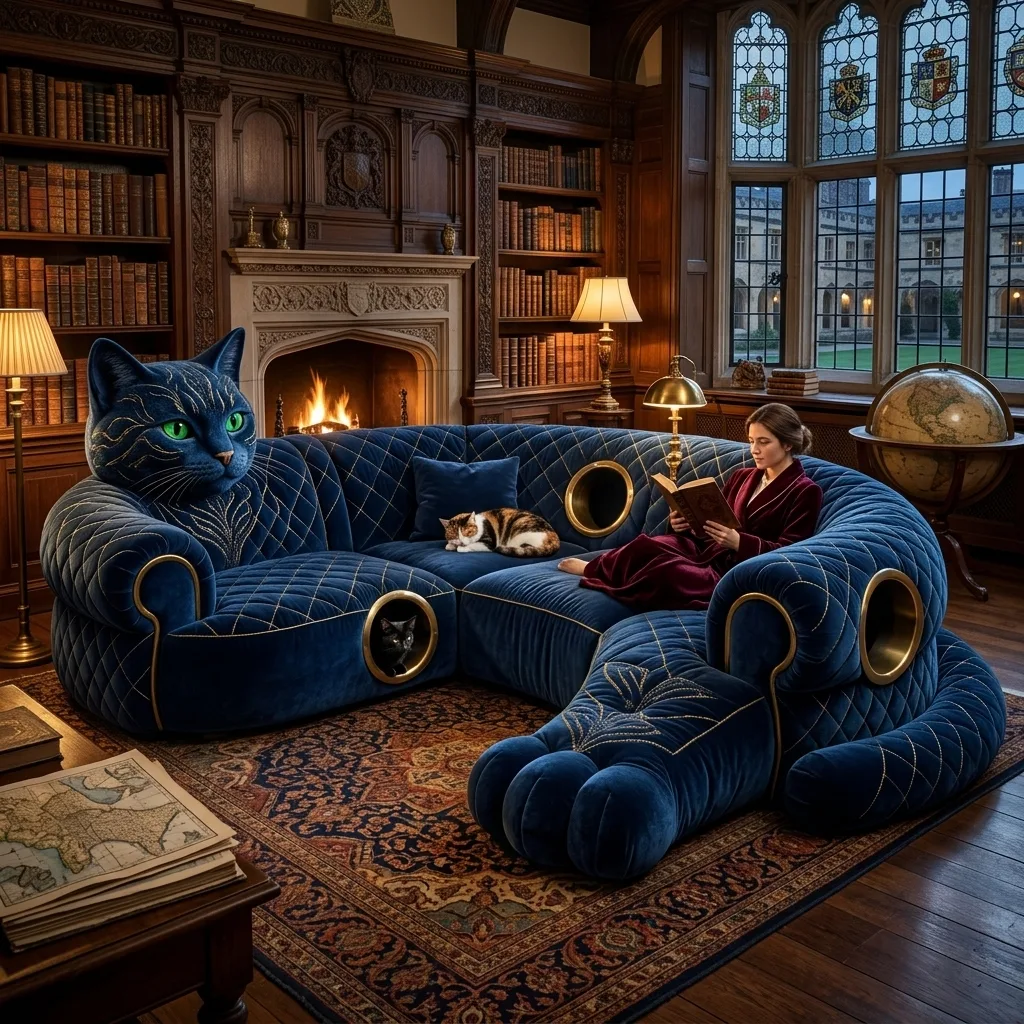 How to Use a Giant Cat Sectional Sofa to Maximize Comfort and Aesthetics