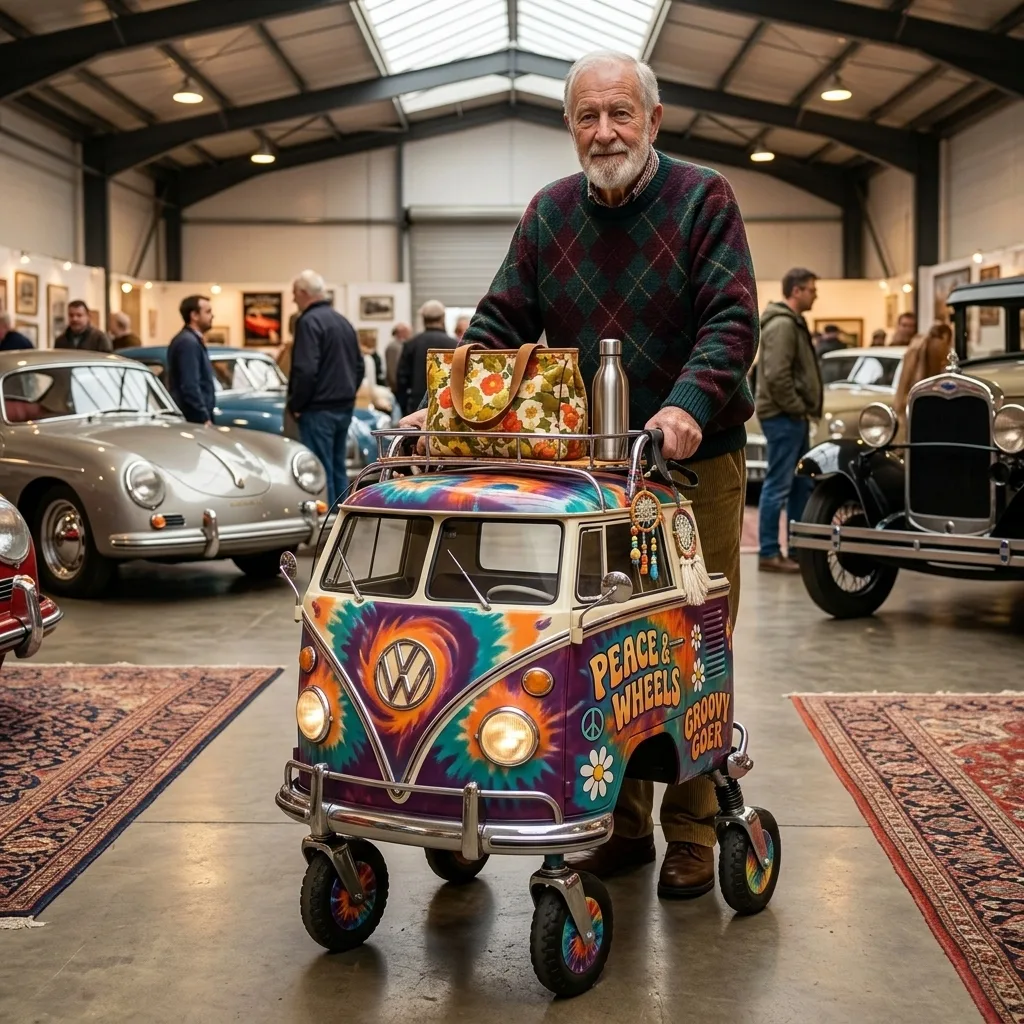 The Inspiration Behind the Van Hippy Inspired Walker for Senior – A Fusion of Vintage Style and Practicality