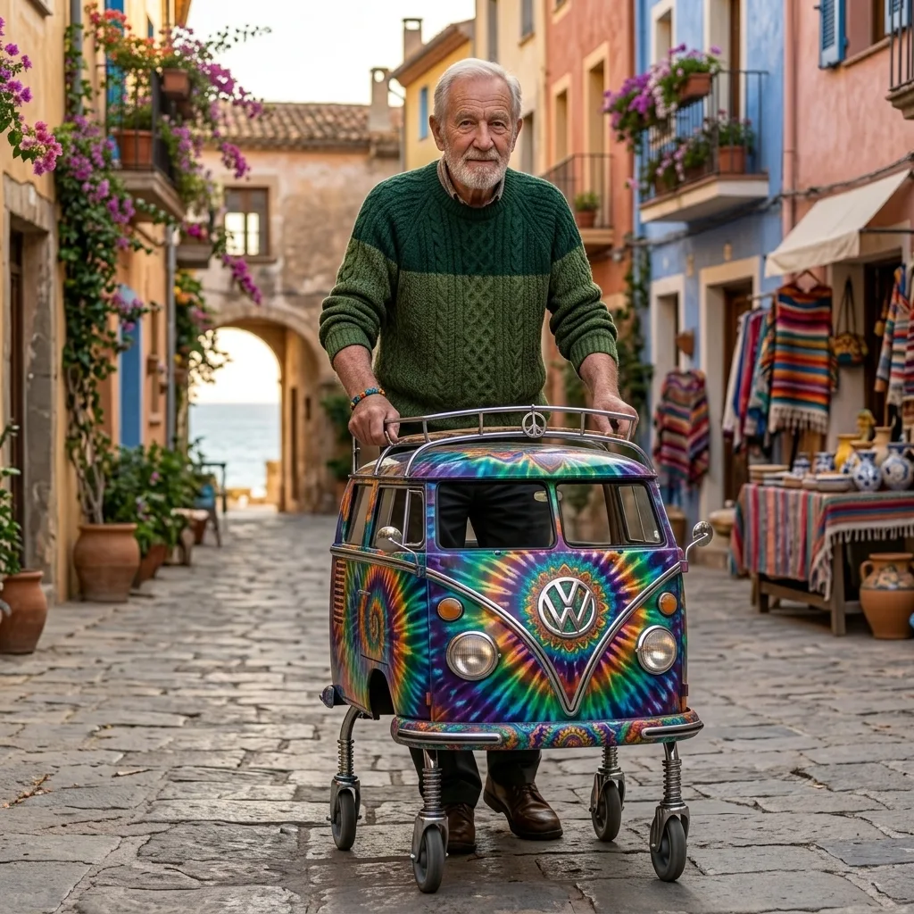 How to Use a Van Hippy Inspired Walker for Senior Effectively and Safely